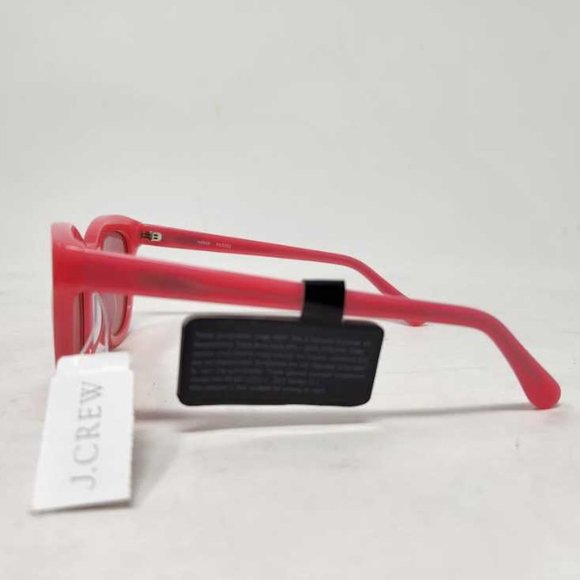 NEW WOMENS J CREW CABANA OVERSIZED SUNGLASSES IN BRILLIANT CORAL PINK main image 4